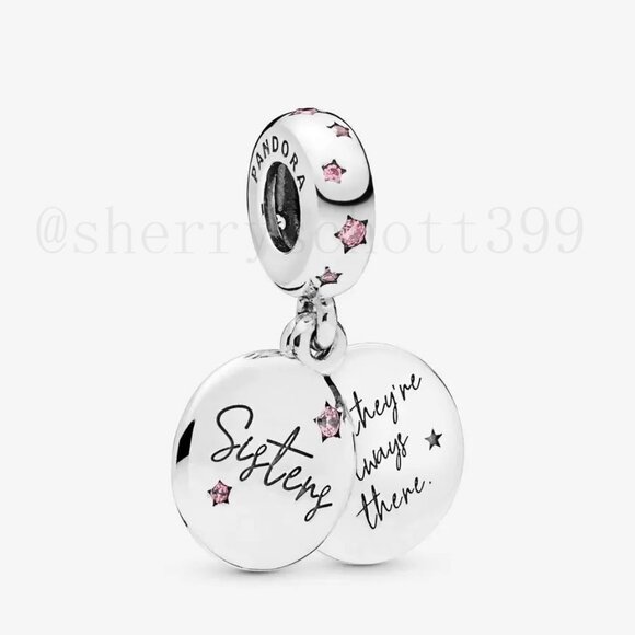 Pandora Forever Sisters Dangle Charm - Picture 1 of 3
